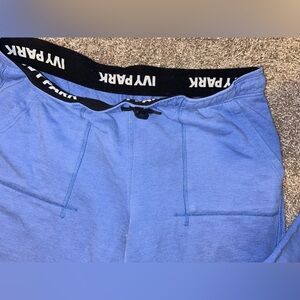Adidas x Ivy Park  Sweatpants Slim Leg Jogger Blue 29G02JWBL Womens Large
